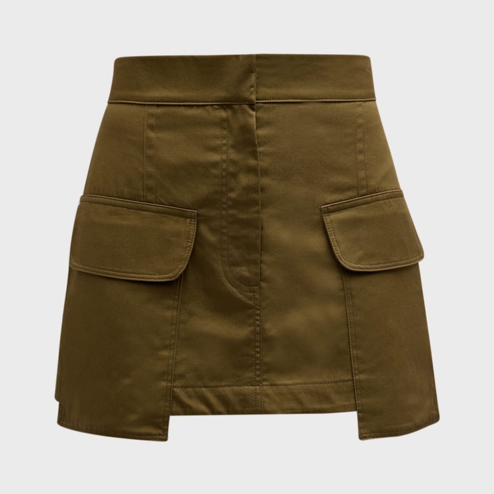 Just Bee Queen - Lumi Cargo Mini Skirt In Army Green